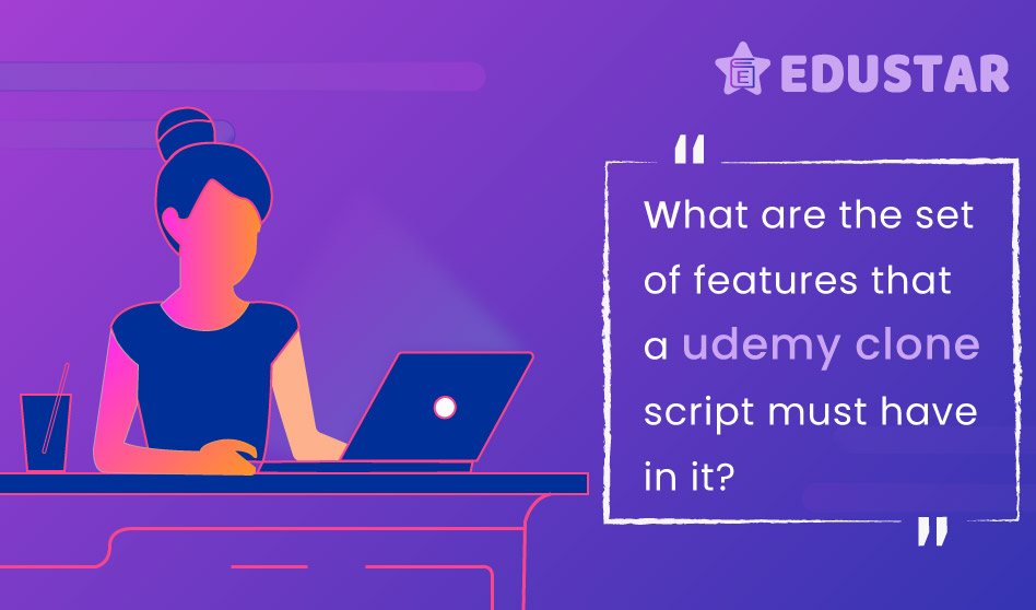 What are the set of features that an Udemy clone script must have in it?