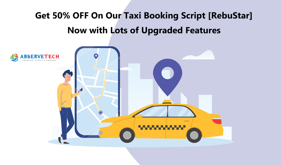Get 50% OFF On Online Taxi Booking Script